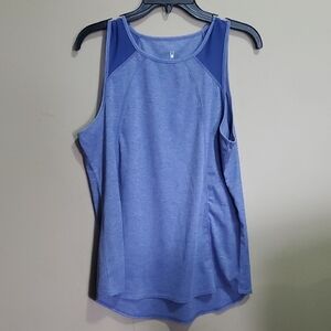 Spyder Blue Sleeveless Women's Top Size Large